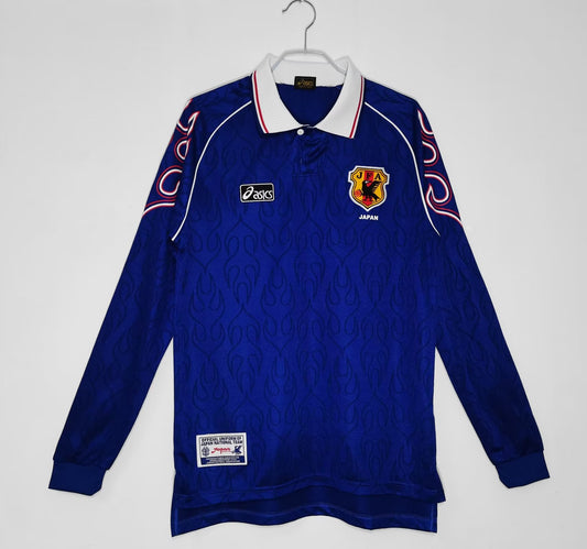 Retro 1998 Japan Home Jersey Adult Long Sleeve