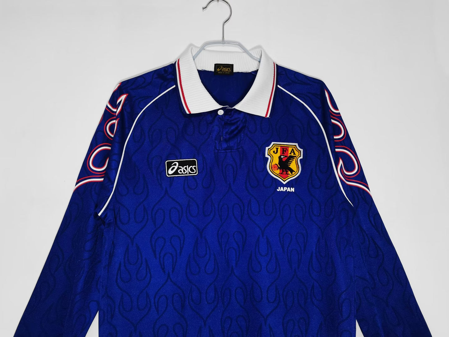 Retro 1998 Japan Home Jersey Adult Long Sleeve