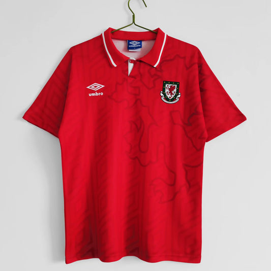 Retro 1990/92 Wales Home Jersey