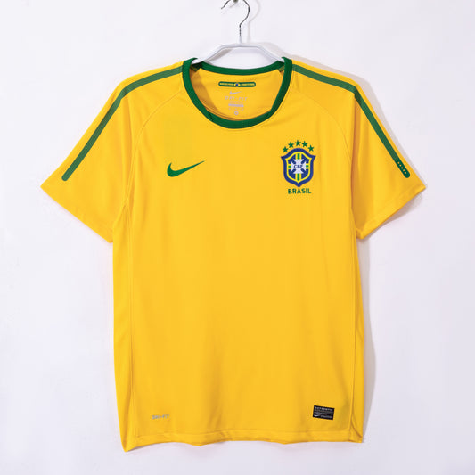 Brazil 2010 Home Kit Retro Adult Shirt