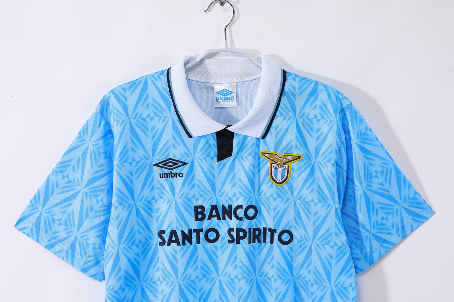 Retro 1991/92 Lazio Home Kit Adult Jersey