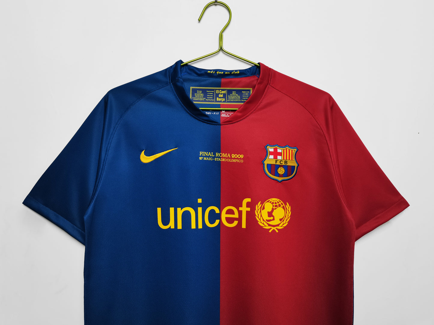 Maglia da calcio retrò Barcellona stagione 2008/09 MESSI #10