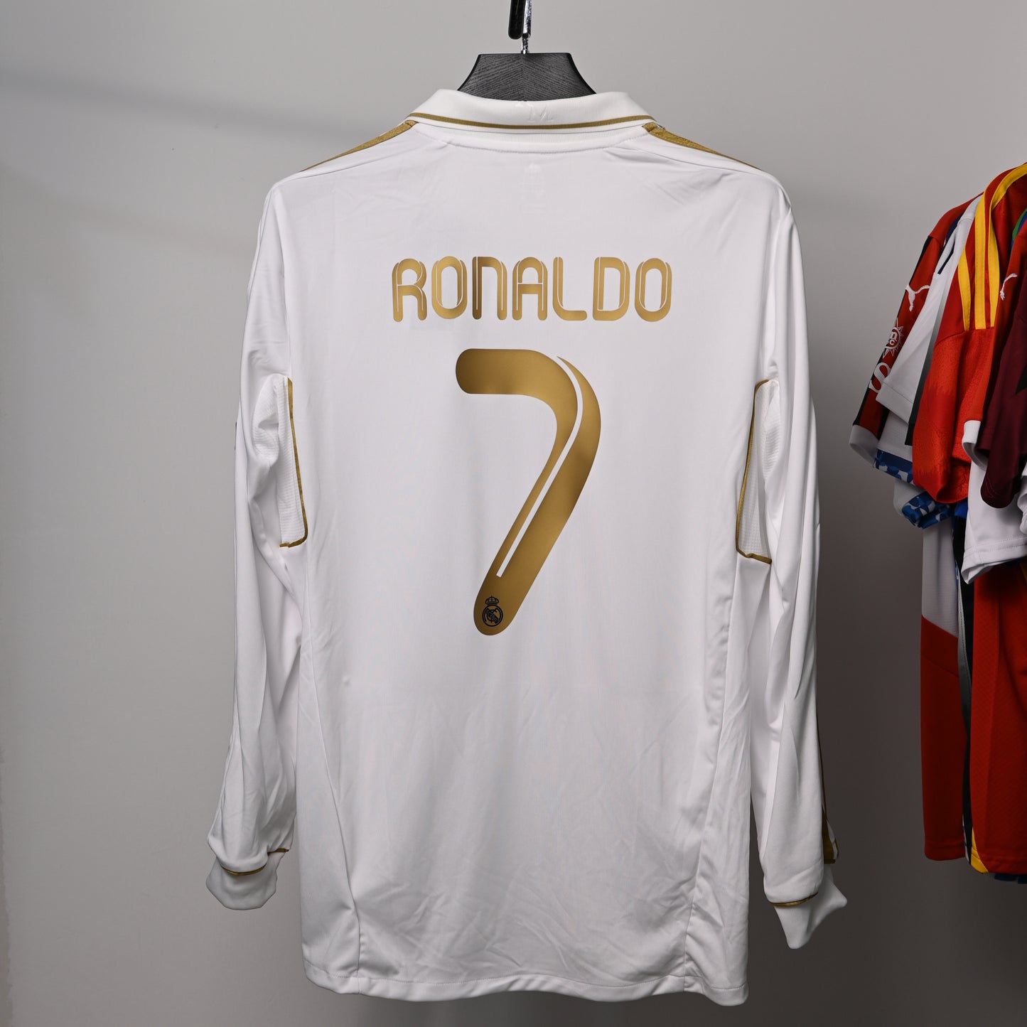 Real Madrid Retro 2011/12 Heimtrikot Langarm RONALDO#7 UCL