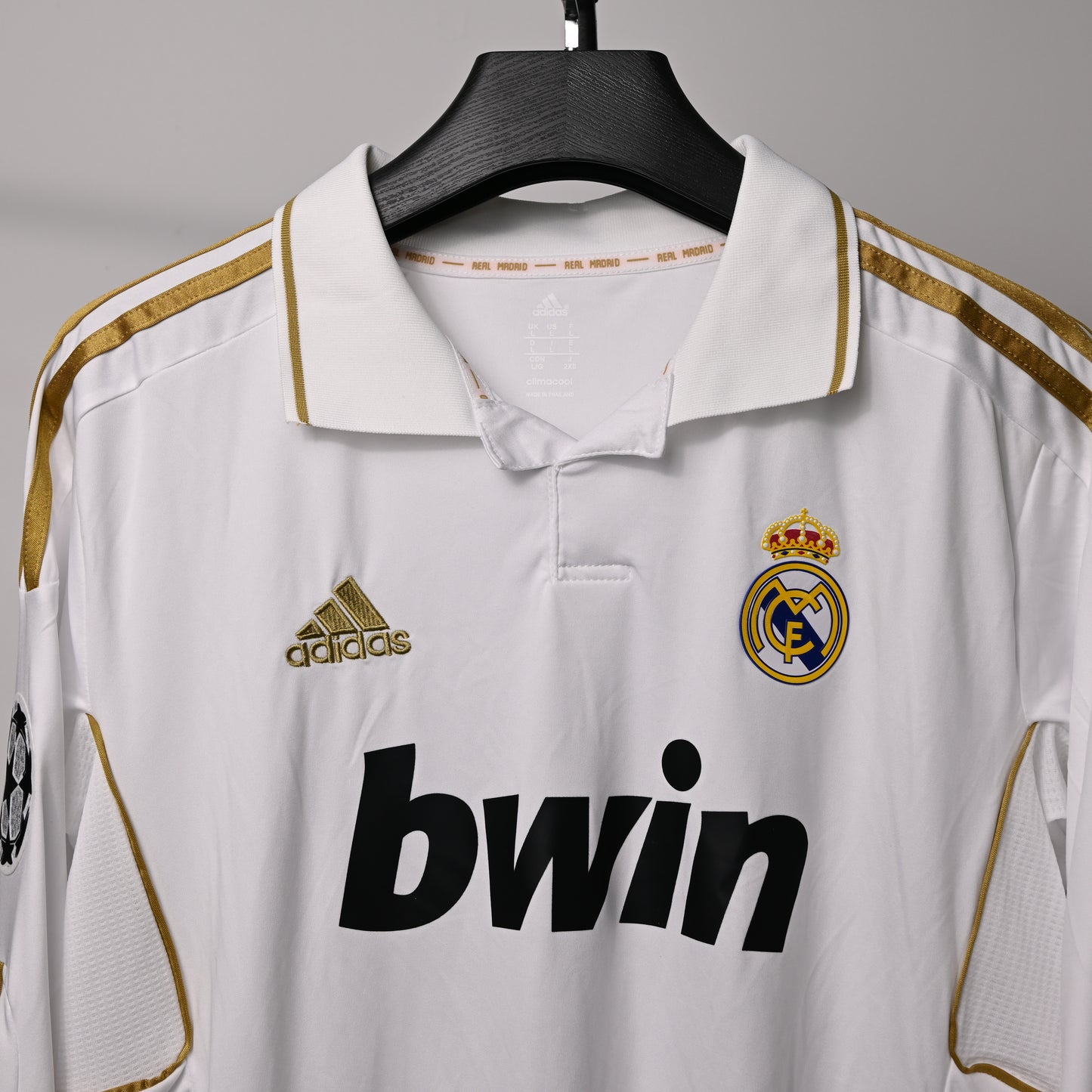 Real Madrid Retro 2011/12 Heimtrikot Langarm RONALDO#7 UCL