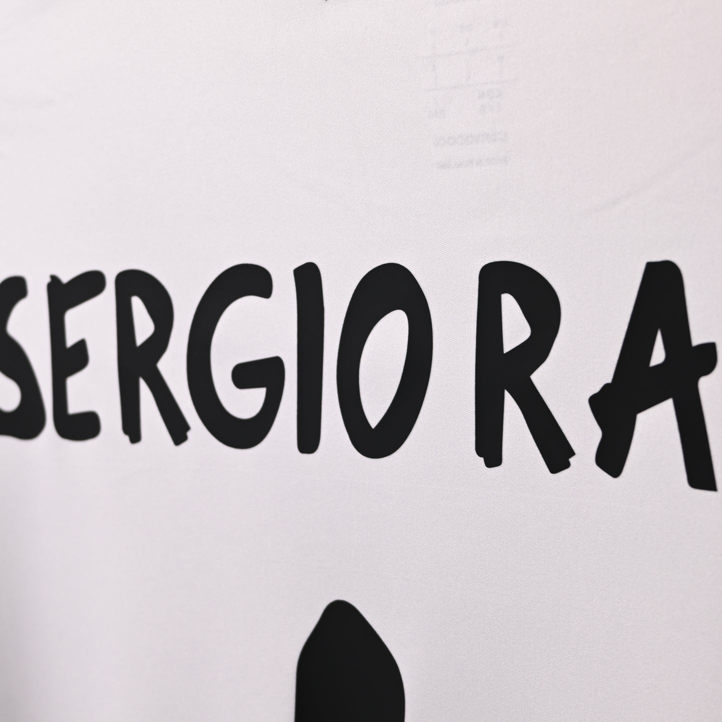 Real Madrid Retro 2013/14 Heimtrikot, langärmlig, SERGIO RAMOS#4 UCL