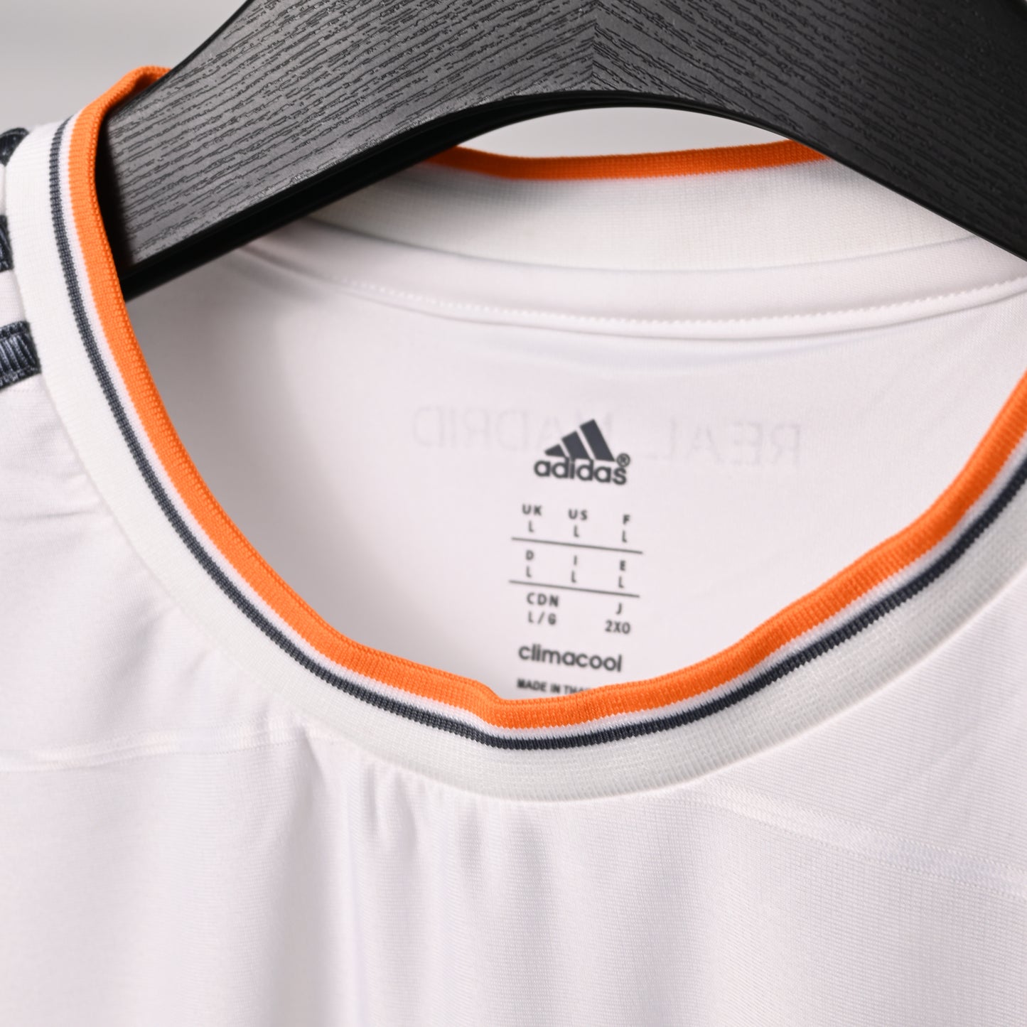Real Madrid Retro 2013/14 Heimtrikot, langärmlig, SERGIO RAMOS#4 UCL