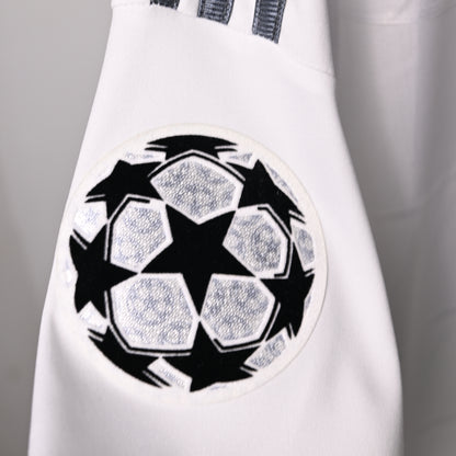 Real Madrid Retro 2013/14 Heimtrikot, langärmlig, SERGIO RAMOS#4 UCL