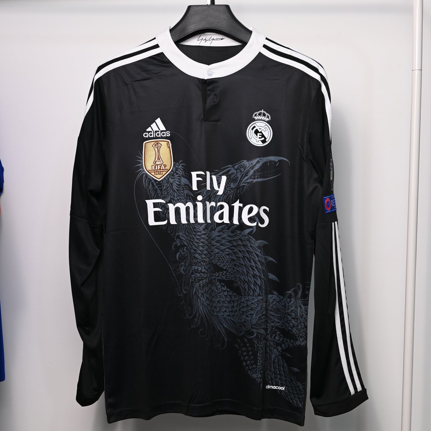 Real Madrid Retro 2014/15 Drittes Trikot, Langarm, RONALDO#7, UCL