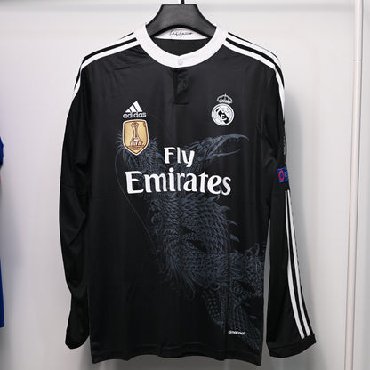 Real Madrid Retro 2014/15 Drittes Trikot, Langarm, RONALDO#7, UCL