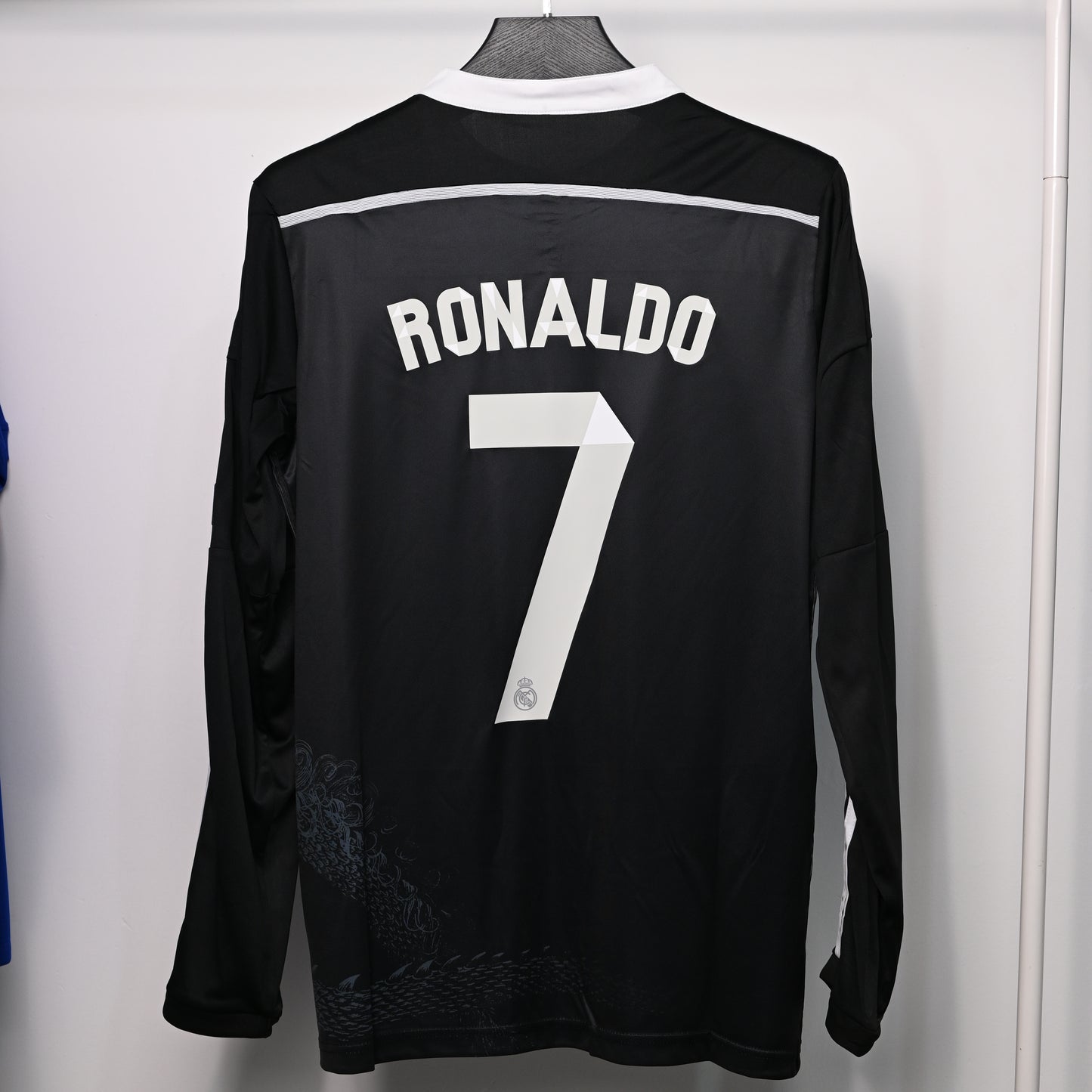 Real Madrid Retro 2014/15 Drittes Trikot, Langarm, RONALDO#7, UCL