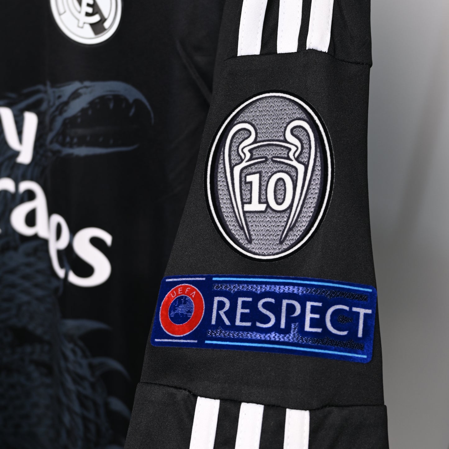 Real Madrid Retro 2014/15 Drittes Trikot, Langarm, RONALDO#7, UCL