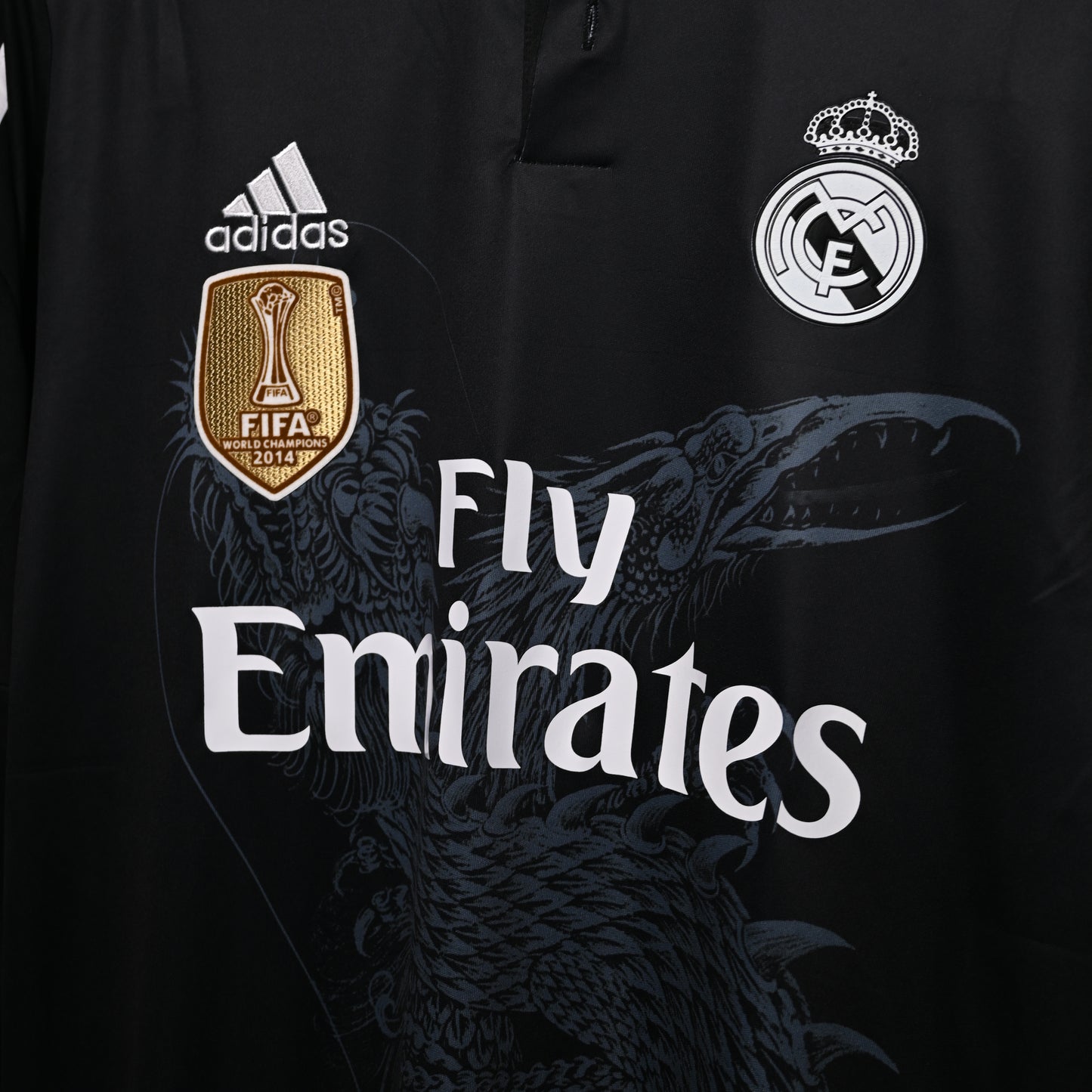 Real Madrid Retro 2014/15 Drittes Trikot, Langarm, RONALDO#7, UCL