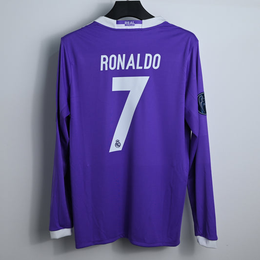 Retro 2016/17 Real Madrid Auswärtstrikot #7 RONALDO