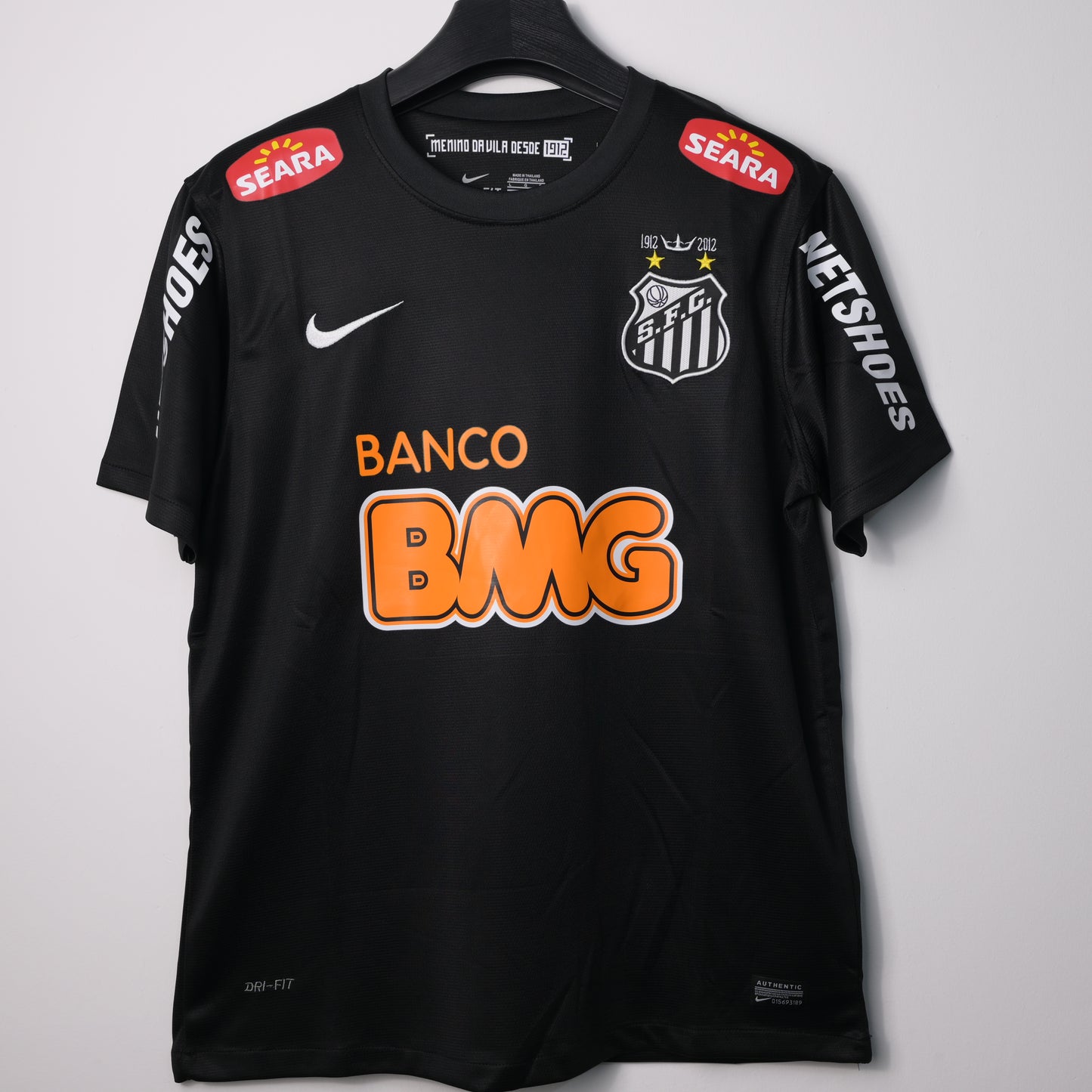 Retro 2012/13 Santos Black Kit NEYMAR JR #11