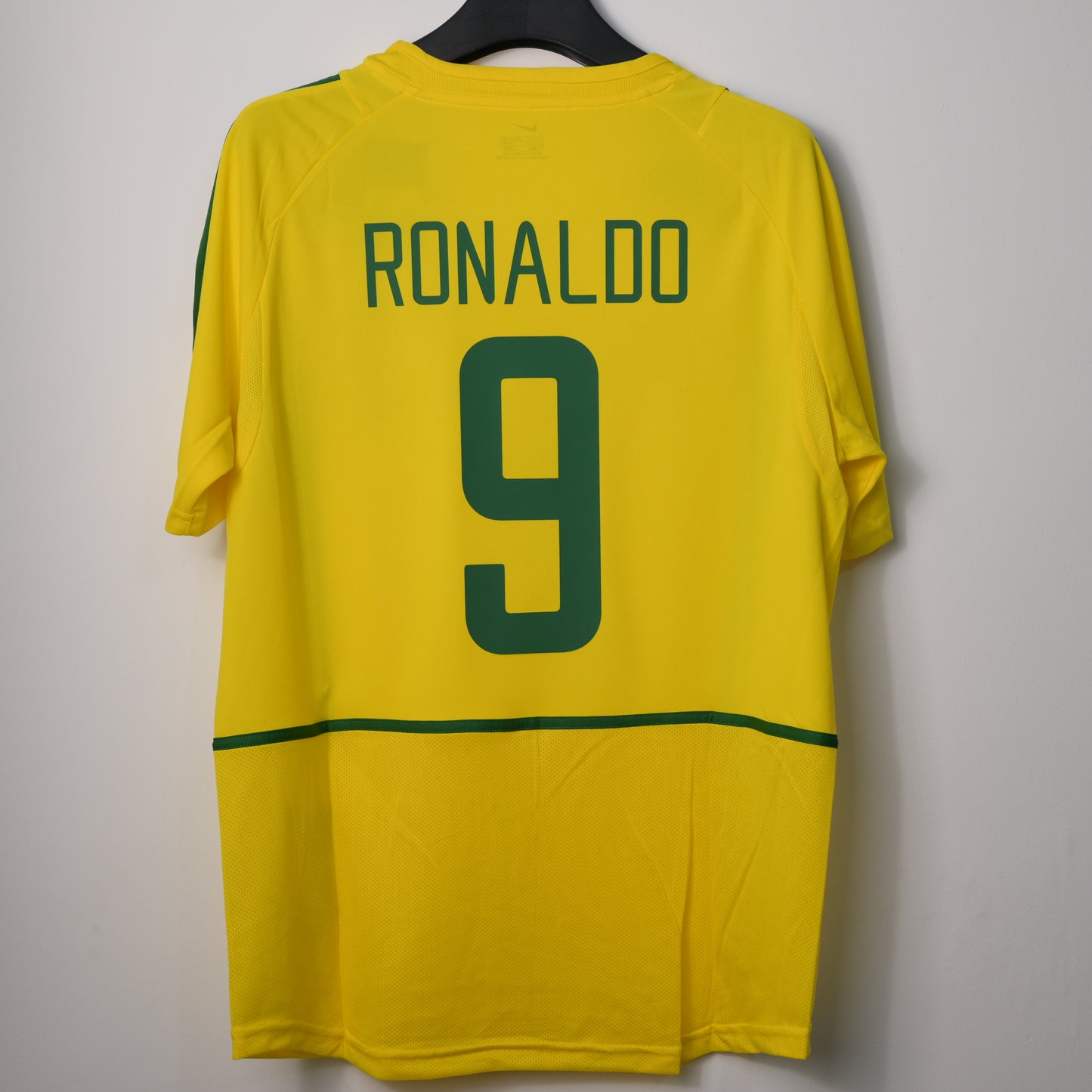 Retro 2002 Brazil Home Jersey RONALDO #9