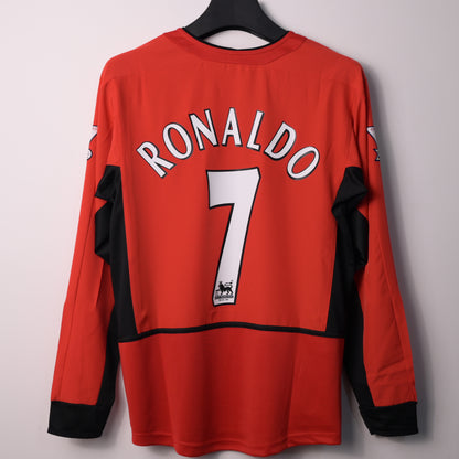 Retro 2002/04 Man United Home Kit RONALDO 7