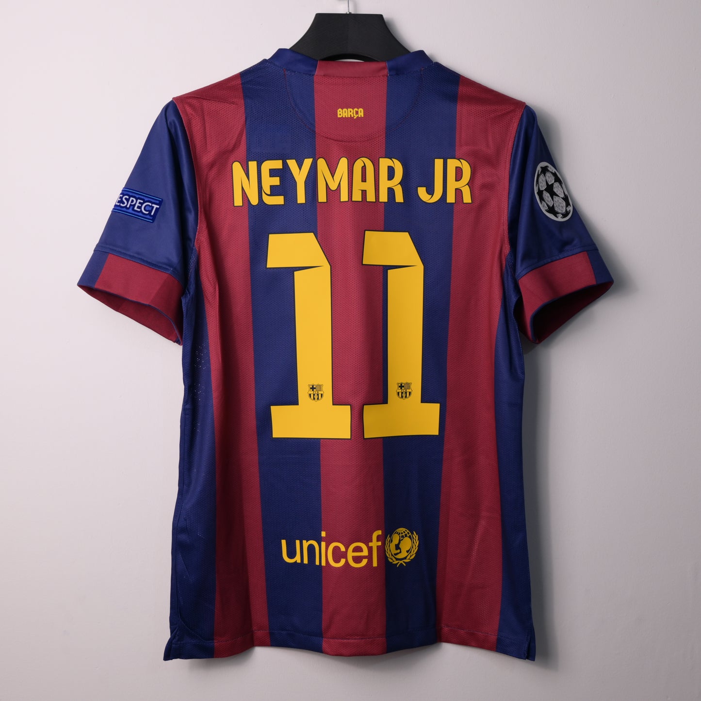 Retro 2014/15 Barcelona Home Jersey NEYMAR JR 11 UCL