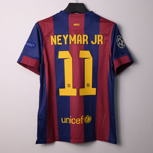 Retro 2014/15 Barcelona Home Jersey NEYMAR JR 11 UCL