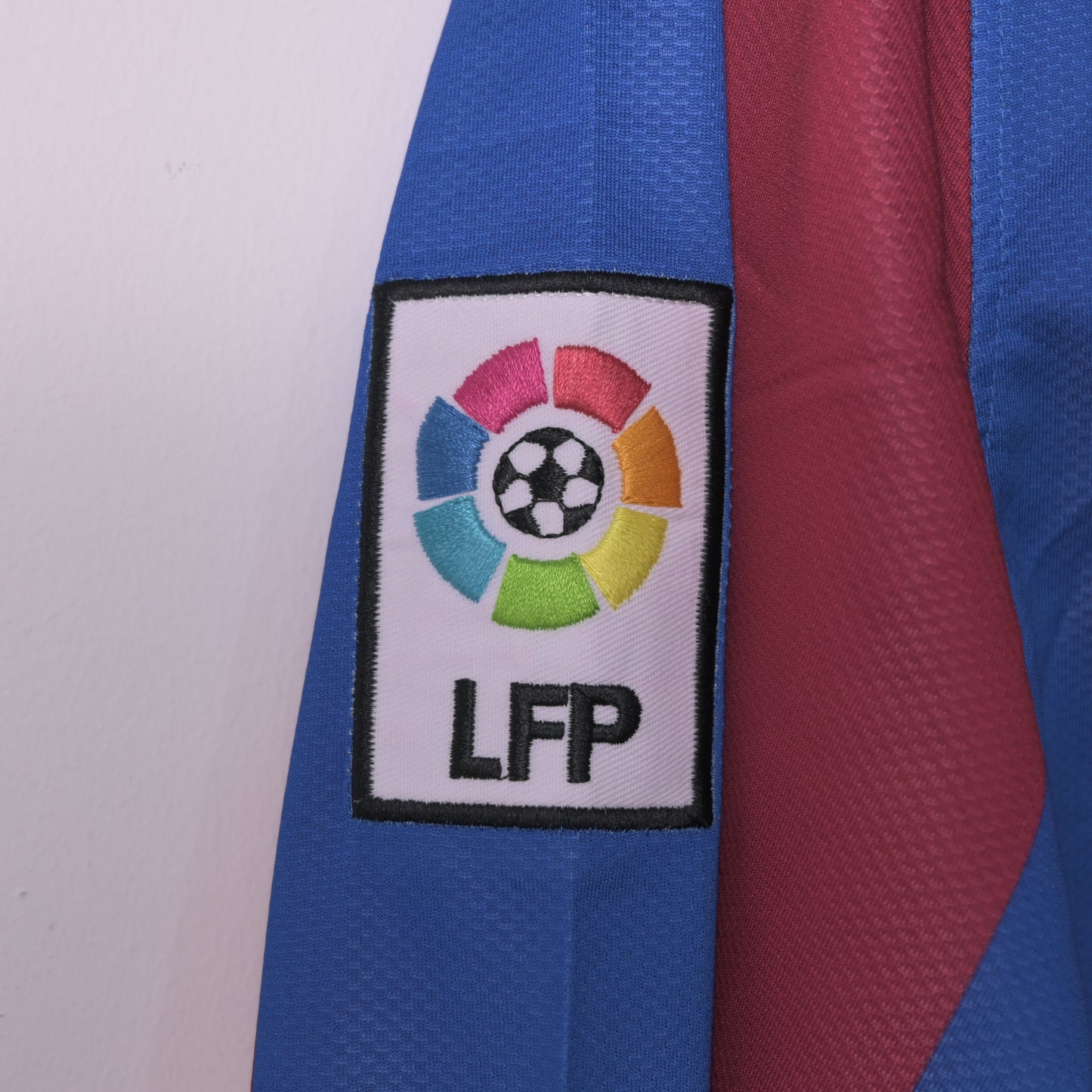 Barcelona 2007/08 Home Kit Long Sleeve Retro MESSI #19 LEP