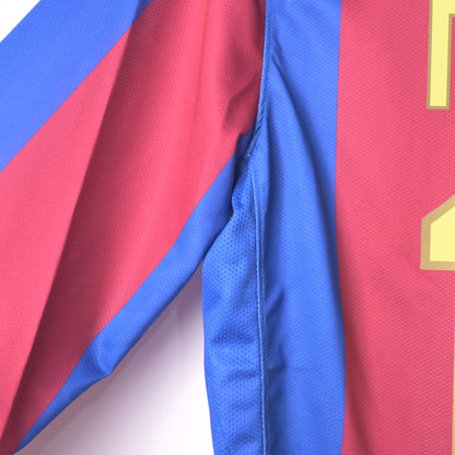 Barcelona 2007/08 Home Kit Long Sleeve Retro MESSI #19 LEP