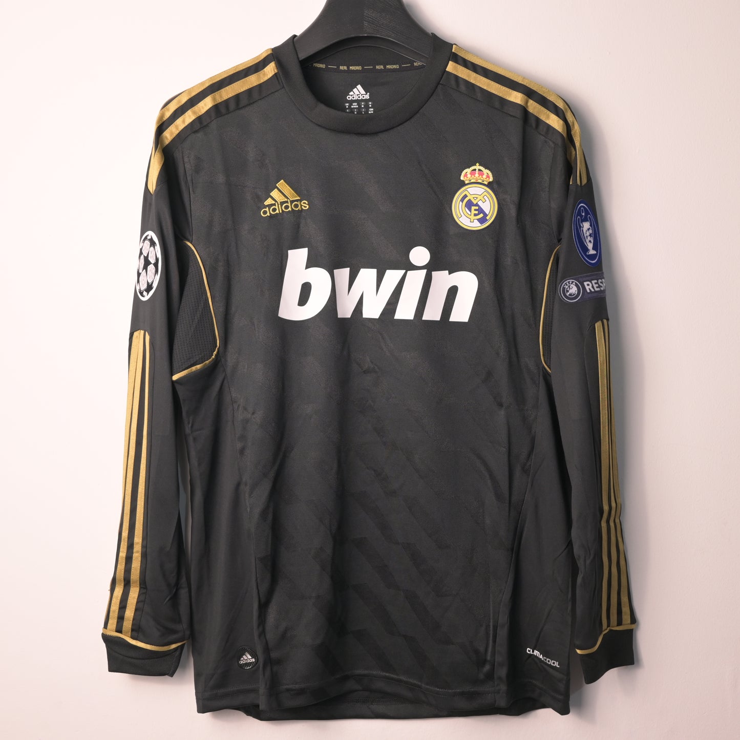 Real Madrid 2011/12 Away Kit Long Sleeve Adult RONALDO #7 UCL