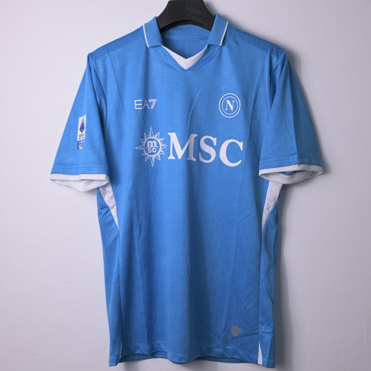 Naples 2024/25 Home Kit Authentic Championship Shirt