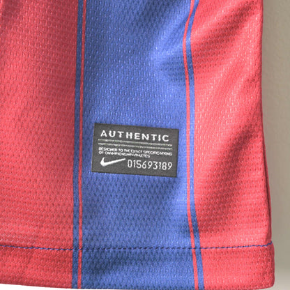 Barcelona 2009/10 Home Kit ETO'O 9 UEFA Patch