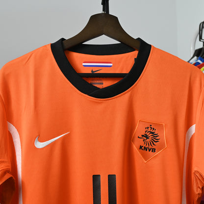 Retro 2010 Netherlands Home Kit ROBBEN #11 Jersey