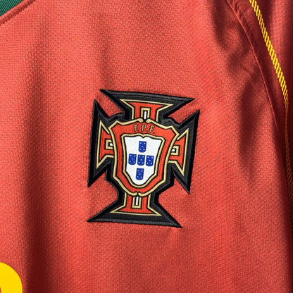 Retro 2006 Portugal Home Kit 7 FIGO