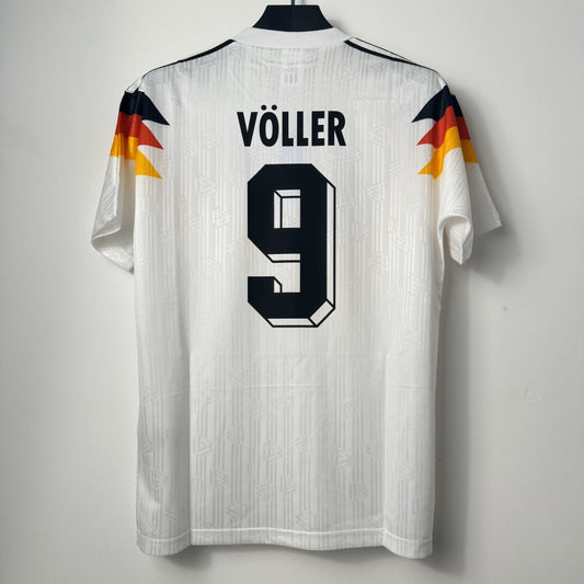 Retro 1990 Germany Home Kit VÖLLER #9 Jersey